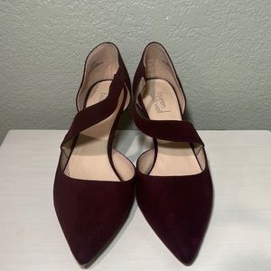 Lauren Blakwell maroon heel size 9